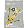 Business Card Tee Pack w/ 4 Long Tees & Ball Marker (2 3/4")